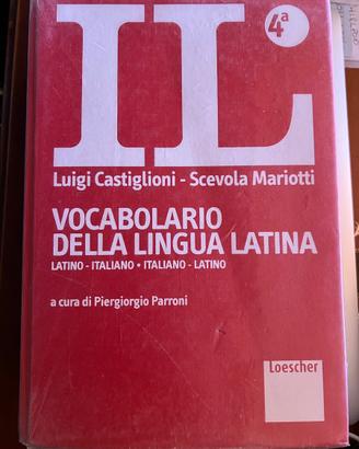 Vocabolario della Lingua Latina - IL - 4A Edizione