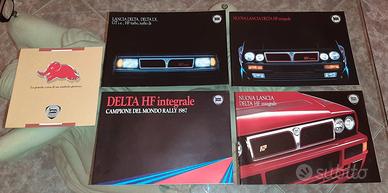 Lancia Delta HF integrale brochure depliant