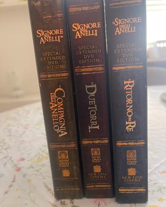 3 cofanetti dvd  Il Signore degli anelli