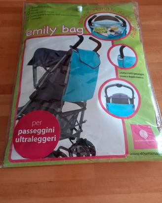 Borsa per passeggino double face nuova