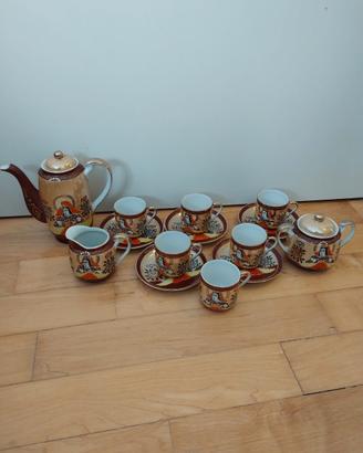 Set da tè vintage in porcellana fine china 