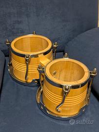 Coppia Bongo in Legno (Fusti e Hardware)
