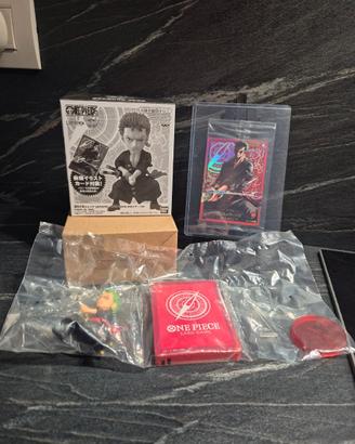 OP01-001 - Roronoa Zoro – Lecafig – Carta + Statue