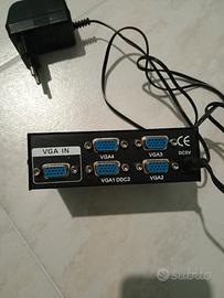 splitter VGA pc, monitor, proiettore 