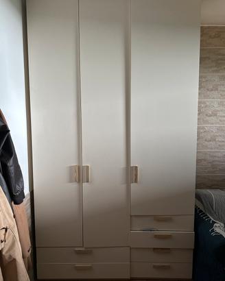 Armadio 3 ante con cassetti