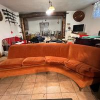 Divano Circolare Arancione 