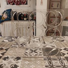 Portabottiglie espositore vino plexiglass