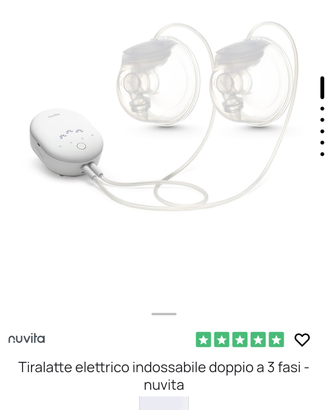 Tiralatte elettrico doppio indossabile