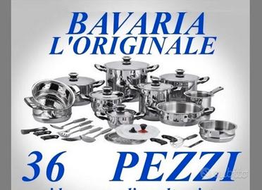 Batteria pentole completa Bavaria nuova imballata - Elettrodomestici In  vendita a Taranto