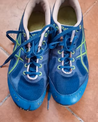 Scarpe chiodate atletica Asics n. 40,5