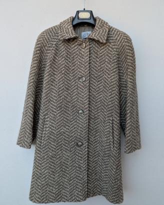 Cappotto in lana e mohair