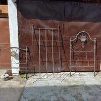 Letto dei primi del '900 in ferro battuto