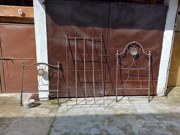 Letto dei primi del '900 in ferro battuto