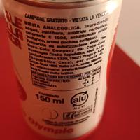 lattina di coca cola Giochi olimpici Torino 2006