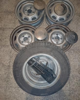 cerchi 13" VW golf mk2 ed altri pezzi
