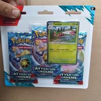 Set 3 pacchetti + promo Avventure Insieme Pokémon