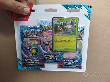 Set 3 pacchetti + promo Avventure Insieme Pokémon