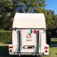 Trailer  Pedretti in vetroresina due posti