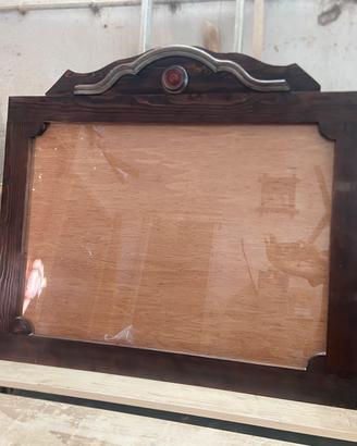 Cornice in legno  per specchio quadro specchiera