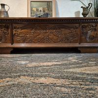 Cassapanca etnica in legno di teak