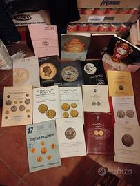 lotto di 18 Cataloghi aste di numismatica,ecc. 