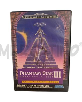 MEGADRIVE PHANTASY STAR 3 COMPLETO