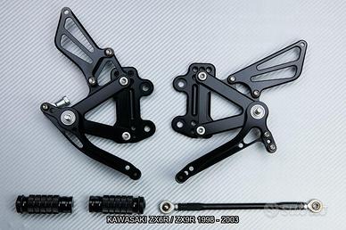 Pedane arretrate KAWASAKI ZX6R / ZX9R 1998 - 2003