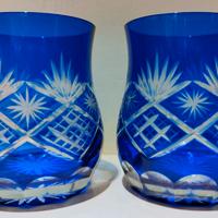 coppia di bicchieri giapponesi EDO KIRIKO