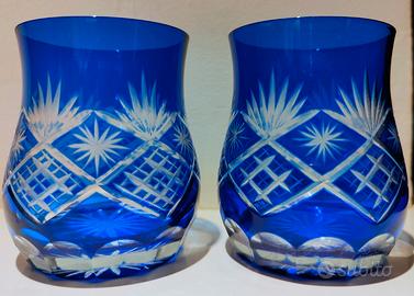 coppia di bicchieri giapponesi EDO KIRIKO