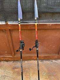 Coppia Canne da pesca surf legering titan tica