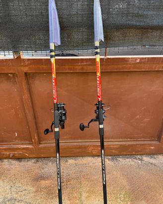 Coppia Canne da pesca surf legering titan tica