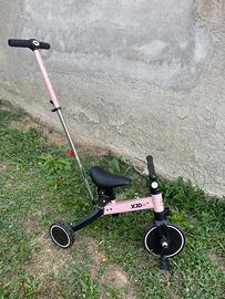 Triciclo evolutivo XJD 4 in 1 – Rosa – Ottime cond