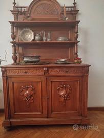 Credenza con piattaia primi 900