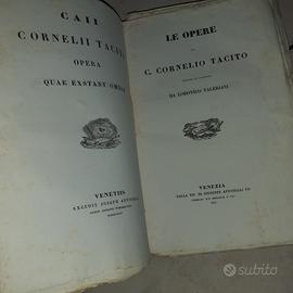 Opere Cornelio Tacito 1843