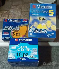 Cd-r e dvd-rw vergini