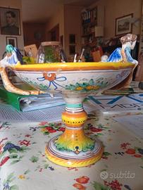 Alzatina in ceramica Deruta