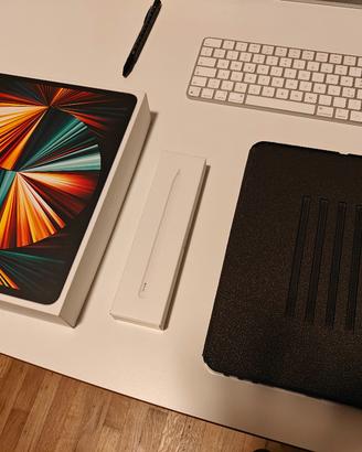 Ipad pro 12,9" 5th gen + Apple pen 2+custodia