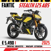 Fantic Stealth 125 2025 Euro 5+ - IN ARRIVO