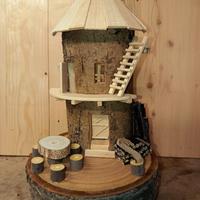 Casa nel bosco per gnomo falegname.