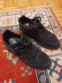 Hogan stringate, nere in tessuto, numero 36.5