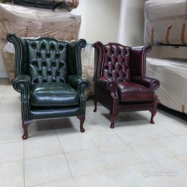Poltrona chesterfield Queen Anne... chester nuovi 
