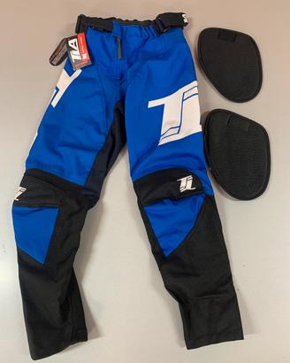 Pantaloni motocross, bambino anni 7/8/9