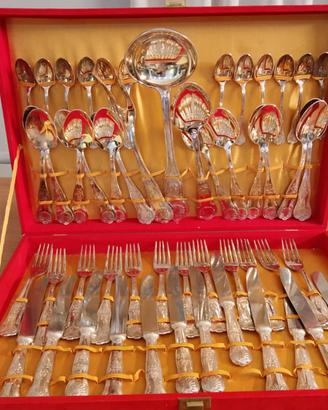 Set posate vintage bagnate argento