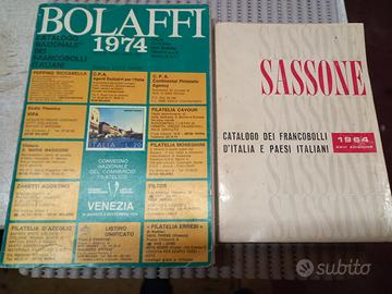 cataloghi francobolli Bolaffi e Sassone