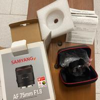 Samyang 75mm f1.8 Sony E