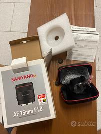 Samyang 75mm f1.8 Sony E