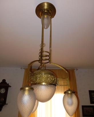 lampadario stile liberty