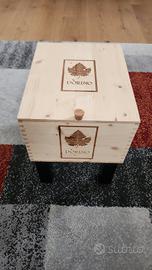 Tavolo da caffè artigianale in legno