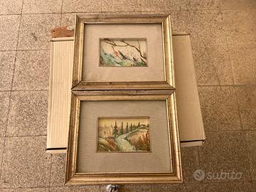 Coppia quadri vintage G. Talladini