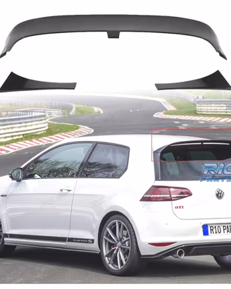 SPOILER ALETTONE VOLKSWAGEN VW GOLF 7 7.5 GTI R LO